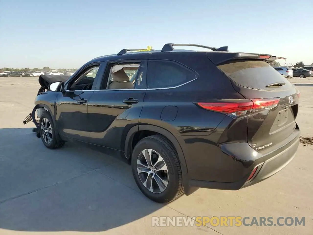 2 Photograph of a damaged car 5TDKDRAH5PS023190 TOYOTA HIGHLANDER 2023