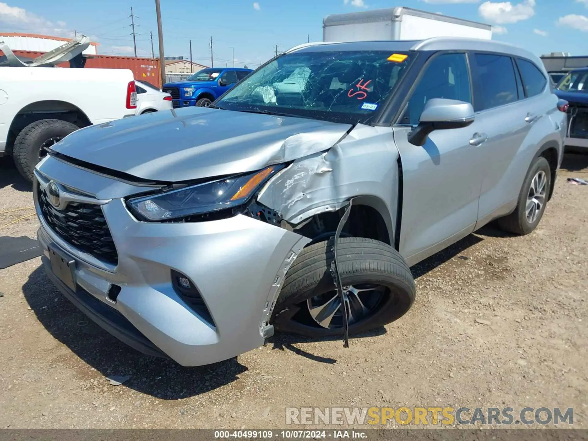 6 Photograph of a damaged car 5TDKDRAH5PS025750 TOYOTA HIGHLANDER 2023