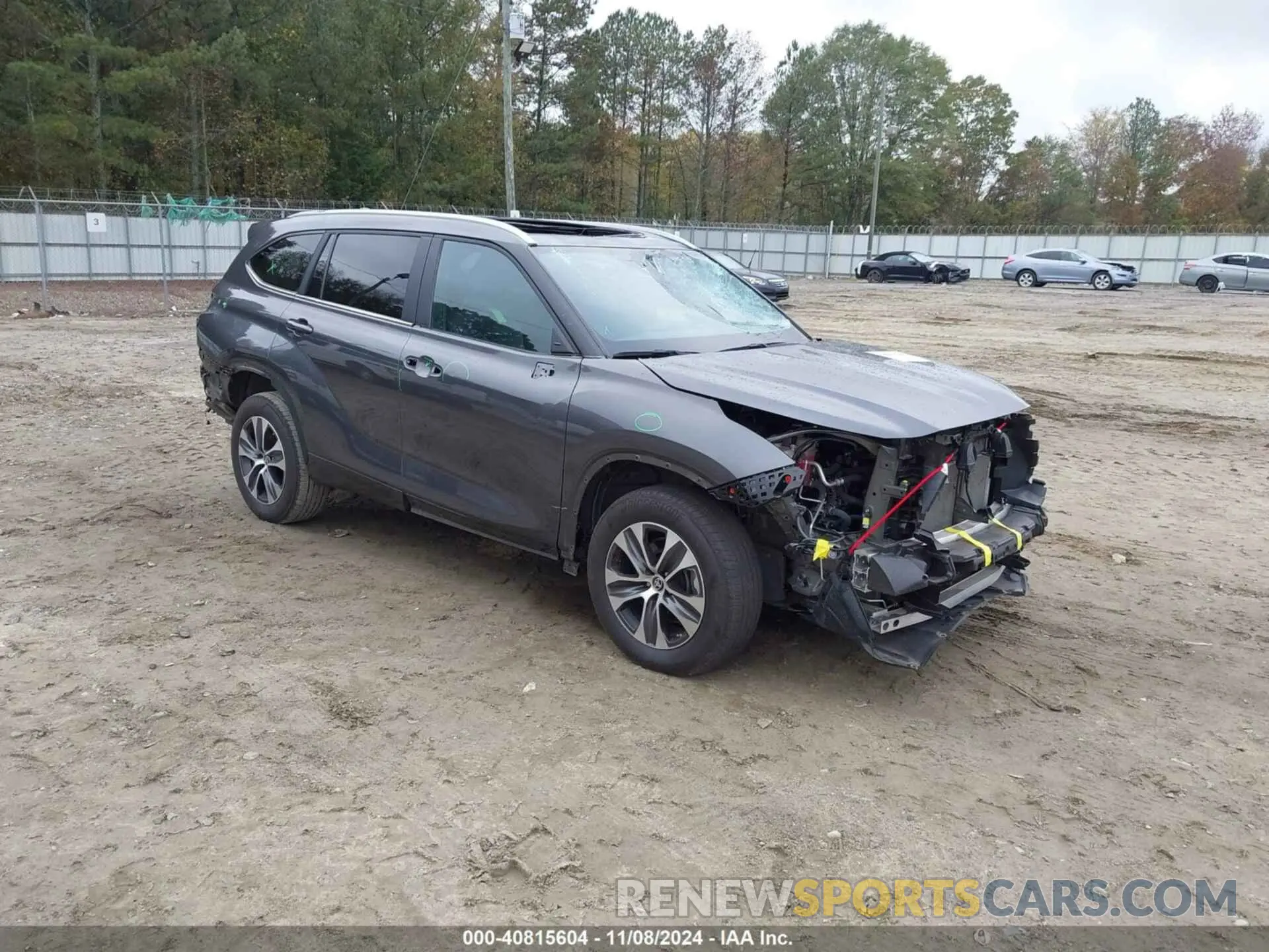 1 Photograph of a damaged car 5TDKDRAH5PS032214 TOYOTA HIGHLANDER 2023