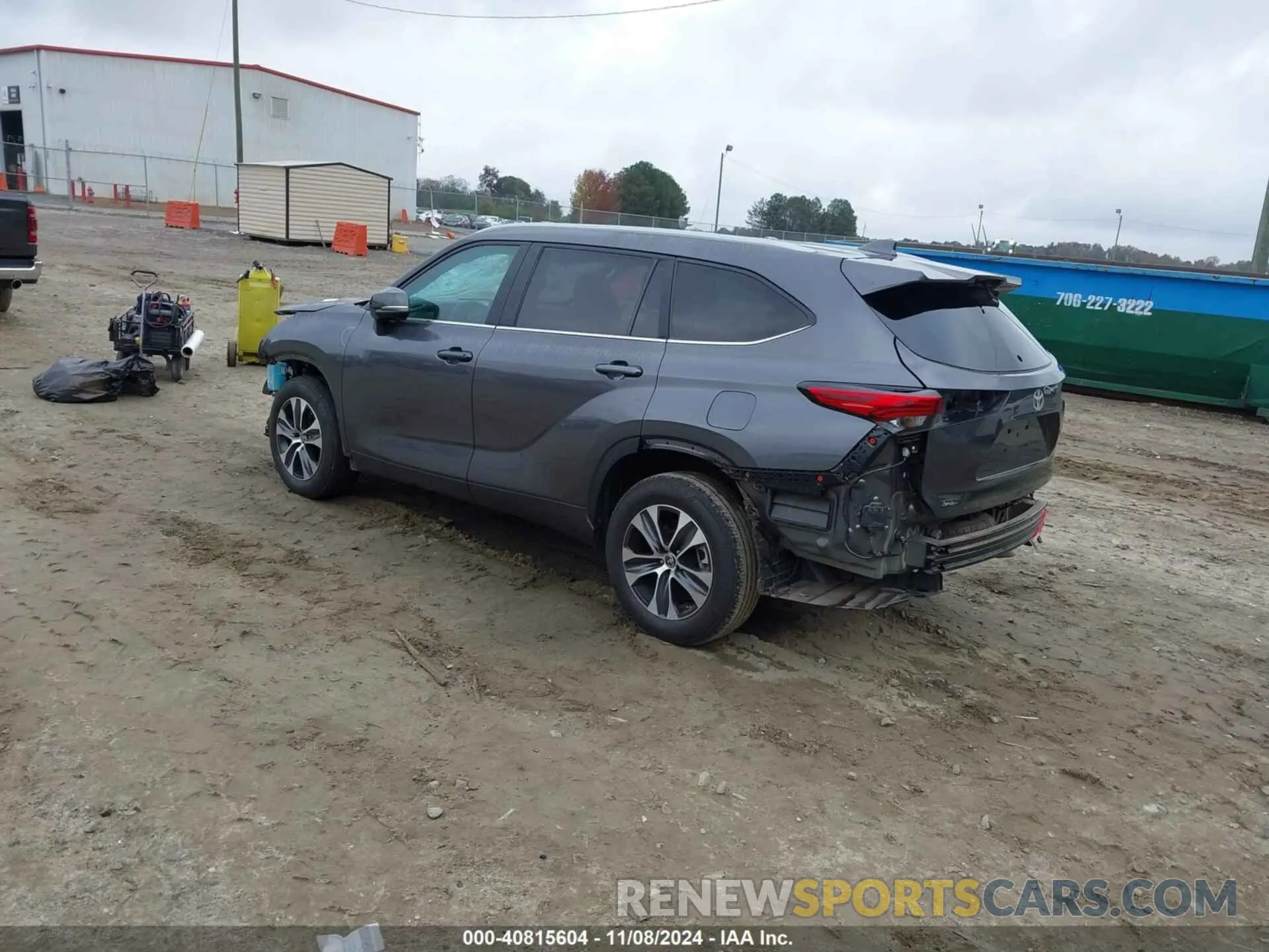 3 Photograph of a damaged car 5TDKDRAH5PS032214 TOYOTA HIGHLANDER 2023