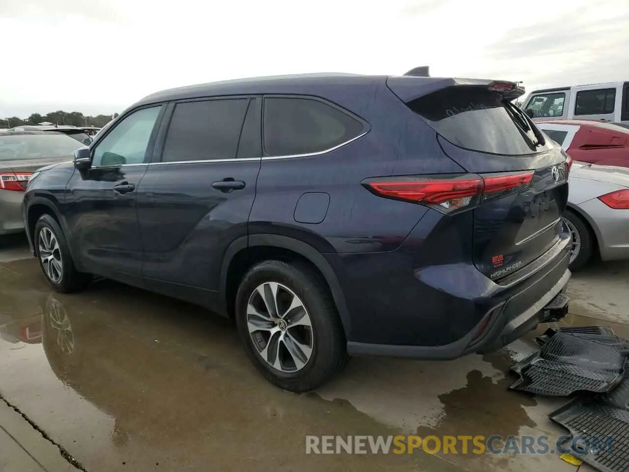 2 Photograph of a damaged car 5TDKDRAH5PS033802 TOYOTA HIGHLANDER 2023