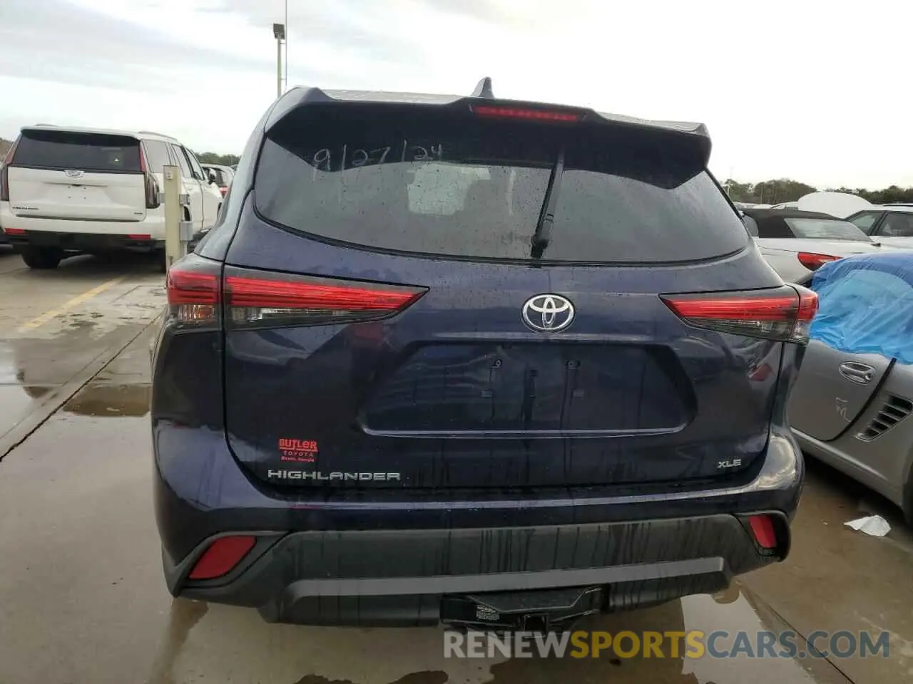 6 Photograph of a damaged car 5TDKDRAH5PS033802 TOYOTA HIGHLANDER 2023