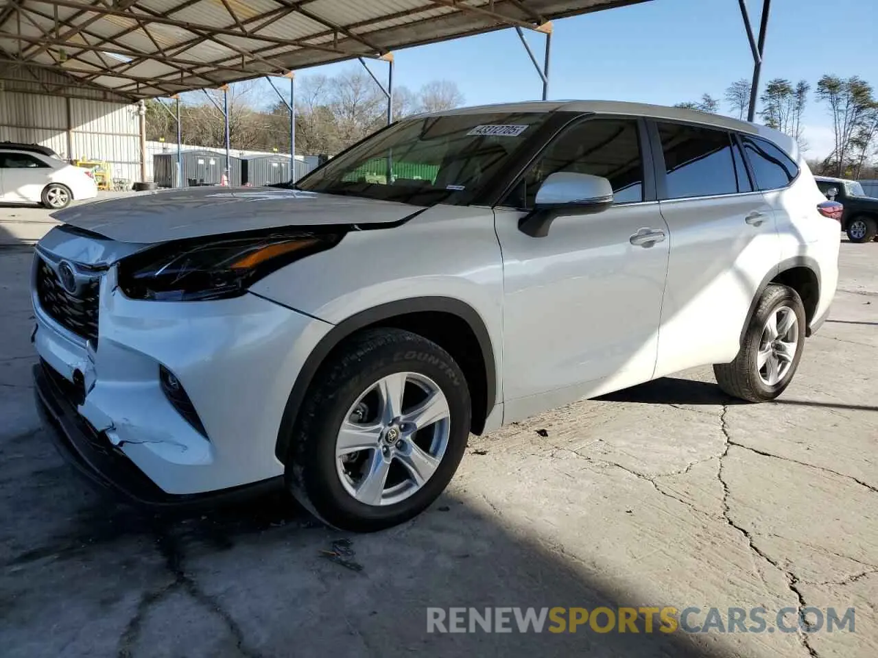 1 Photograph of a damaged car 5TDKDRAH5PS035842 TOYOTA HIGHLANDER 2023