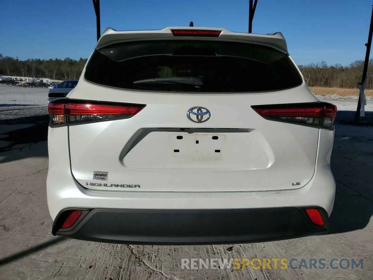6 Photograph of a damaged car 5TDKDRAH5PS035842 TOYOTA HIGHLANDER 2023