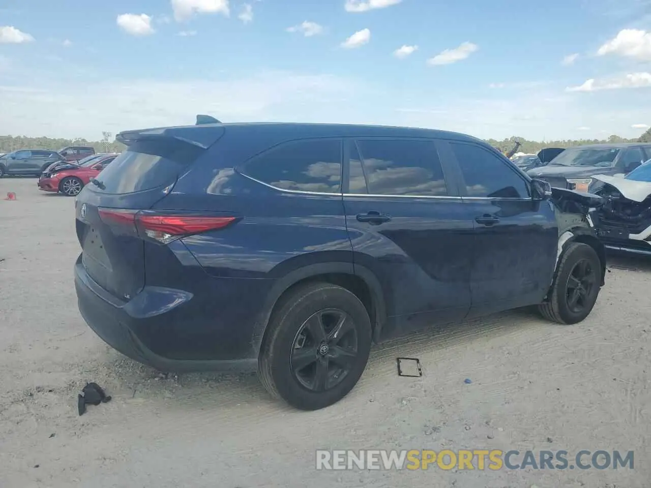 3 Photograph of a damaged car 5TDKDRAH5PS041849 TOYOTA HIGHLANDER 2023