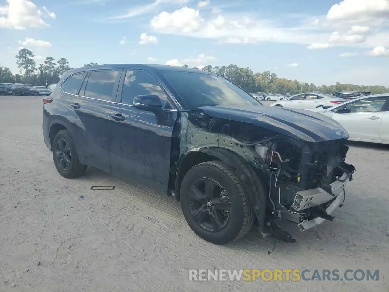 4 Photograph of a damaged car 5TDKDRAH5PS041849 TOYOTA HIGHLANDER 2023