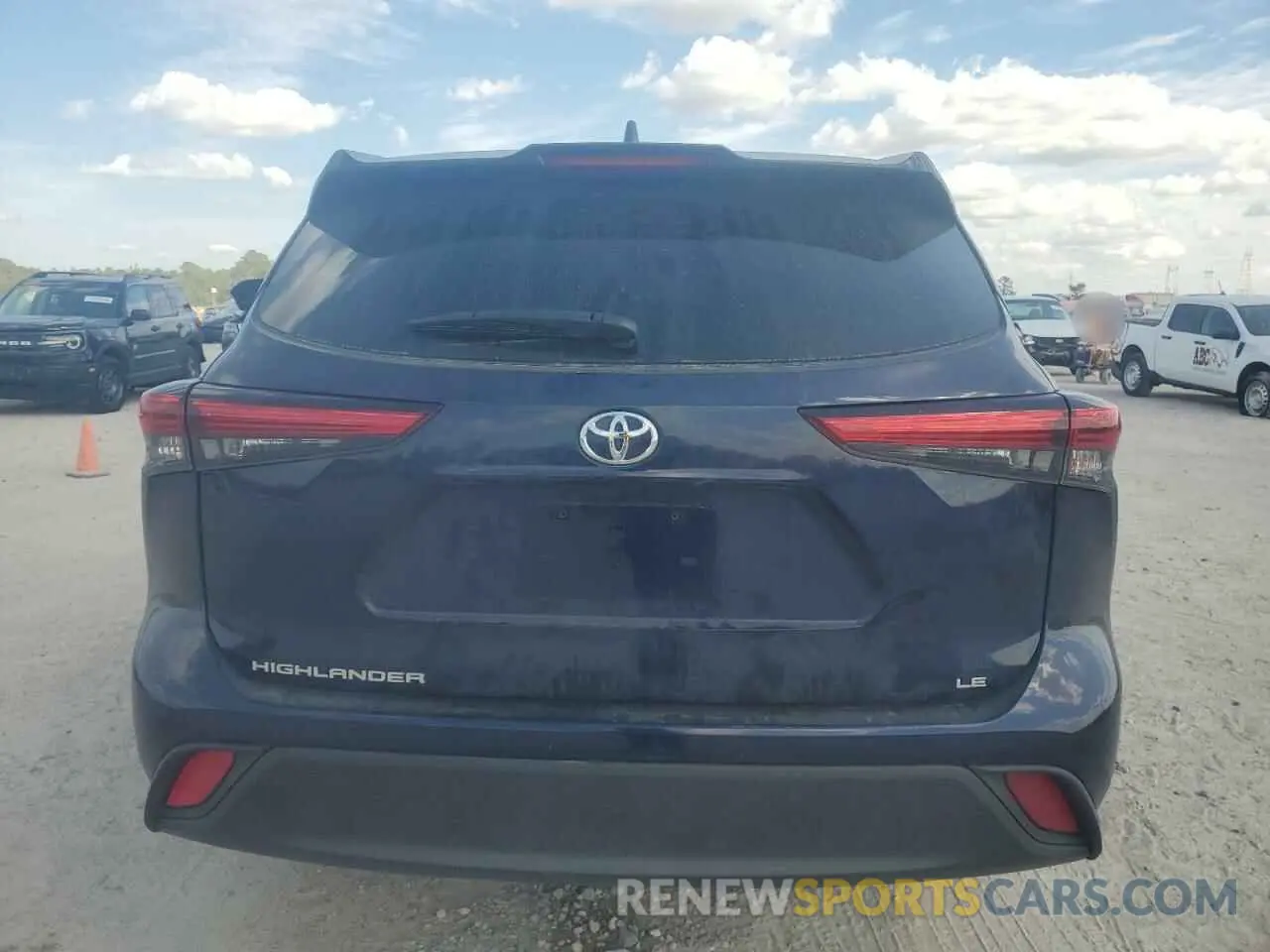 6 Photograph of a damaged car 5TDKDRAH5PS041849 TOYOTA HIGHLANDER 2023