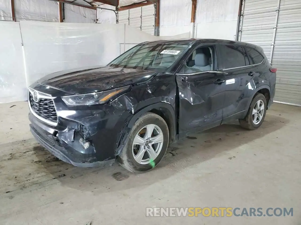1 Photograph of a damaged car 5TDKDRAH5PS042242 TOYOTA HIGHLANDER 2023