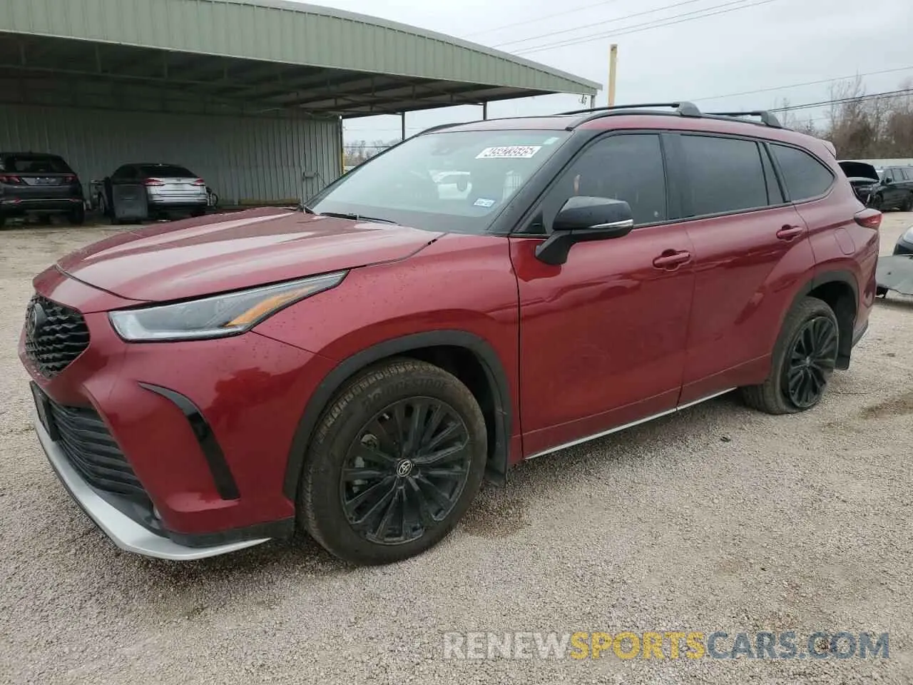 1 Photograph of a damaged car 5TDKDRAH5PS513810 TOYOTA HIGHLANDER 2023