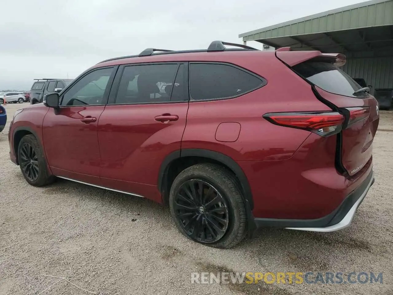 2 Photograph of a damaged car 5TDKDRAH5PS513810 TOYOTA HIGHLANDER 2023