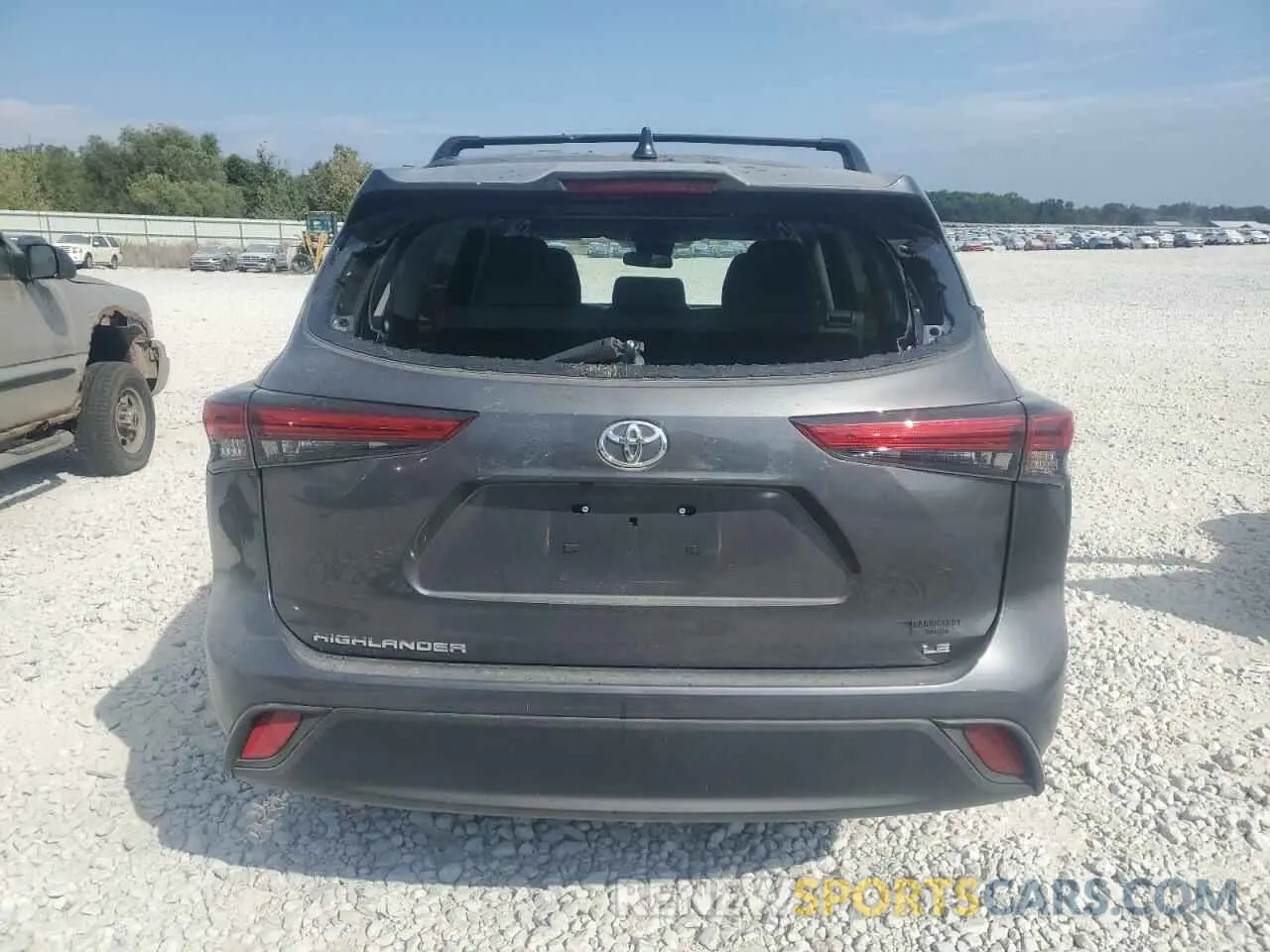 6 Photograph of a damaged car 5TDKDRAH5PS523009 TOYOTA HIGHLANDER 2023