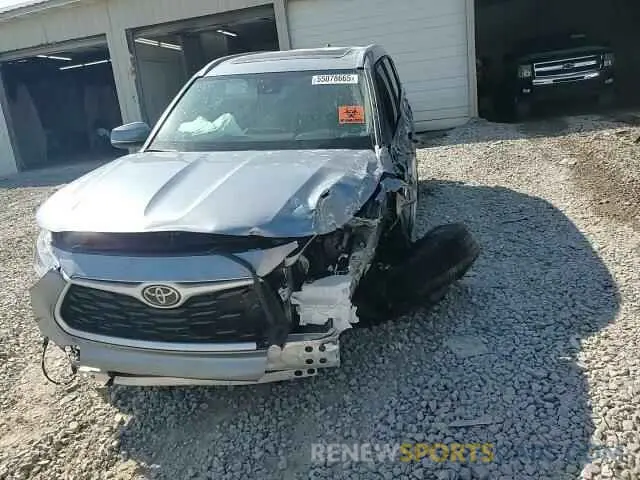 14 Photograph of a damaged car 5TDKDRAH6PS001750 TOYOTA HIGHLANDER 2023