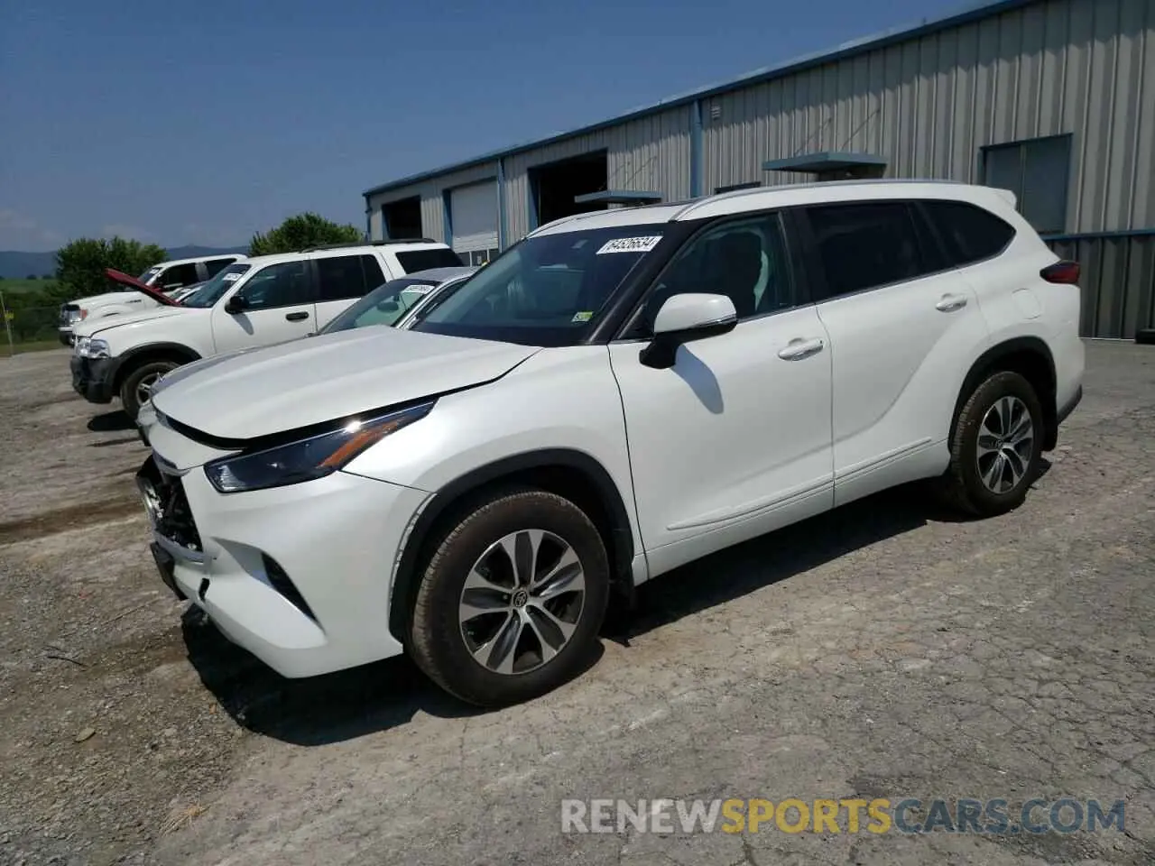 1 Photograph of a damaged car 5TDKDRAH6PS030827 TOYOTA HIGHLANDER 2023