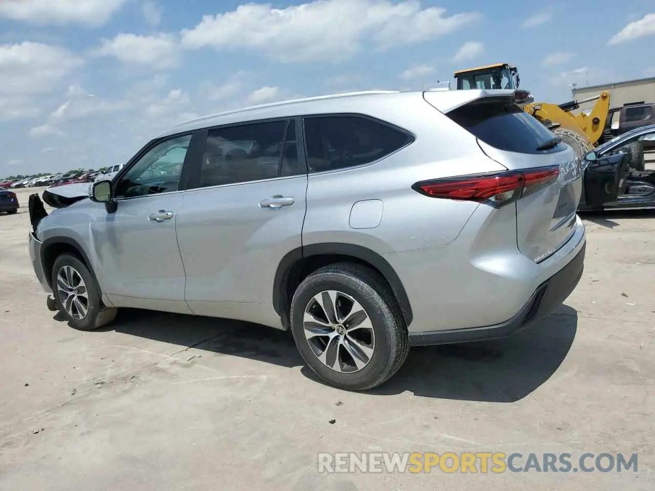 2 Photograph of a damaged car 5TDKDRAH6PS030892 TOYOTA HIGHLANDER 2023