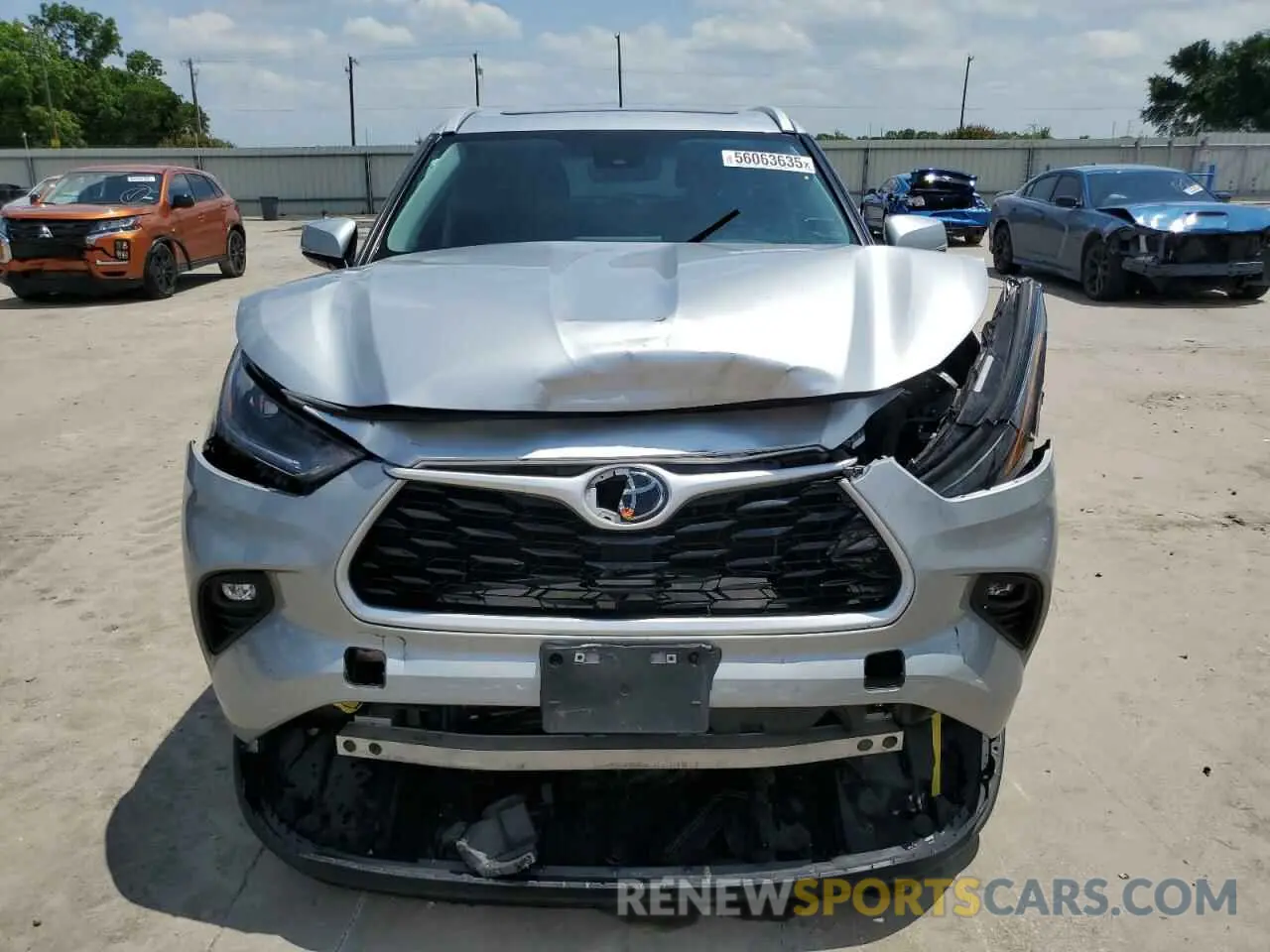 5 Photograph of a damaged car 5TDKDRAH6PS030892 TOYOTA HIGHLANDER 2023