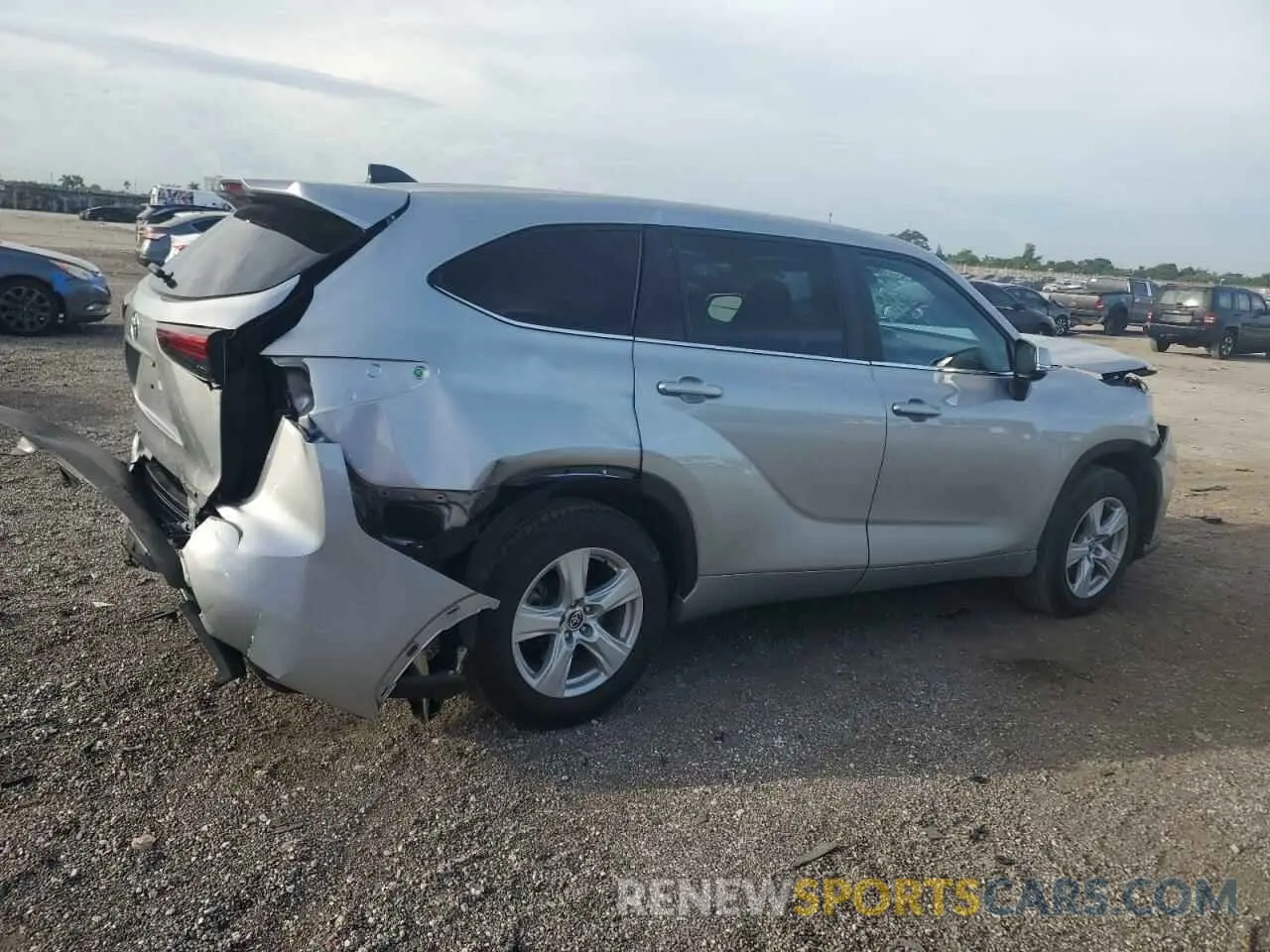 3 Photograph of a damaged car 5TDKDRAH6PS041875 TOYOTA HIGHLANDER 2023