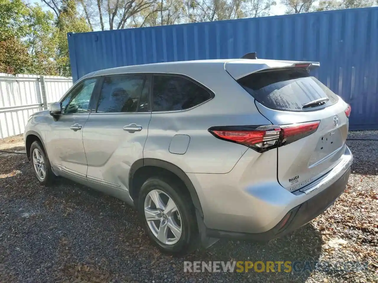 2 Photograph of a damaged car 5TDKDRAH6PS044288 TOYOTA HIGHLANDER 2023