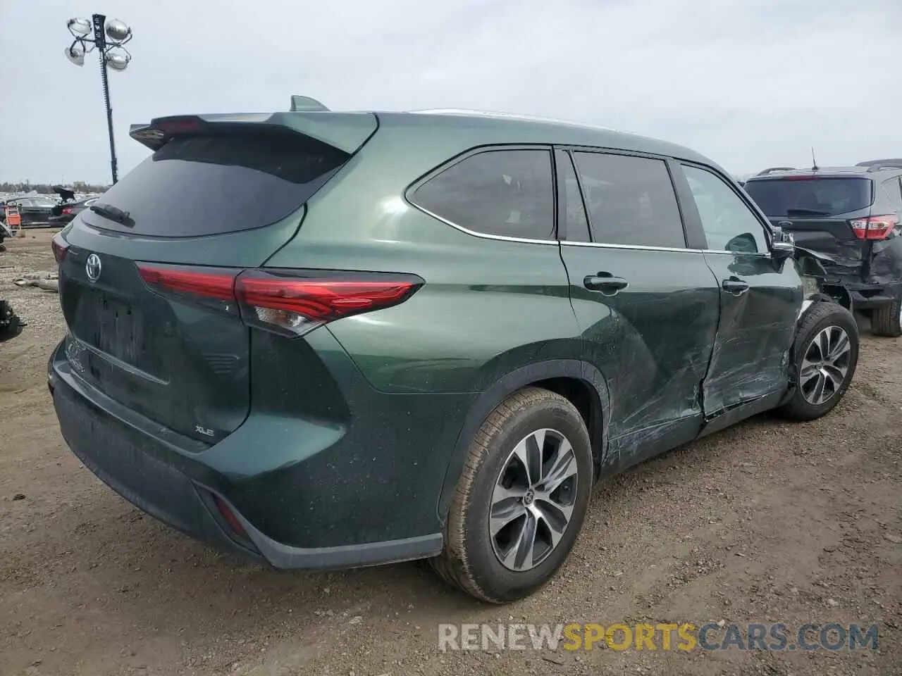 3 Photograph of a damaged car 5TDKDRAH6PS500371 TOYOTA HIGHLANDER 2023