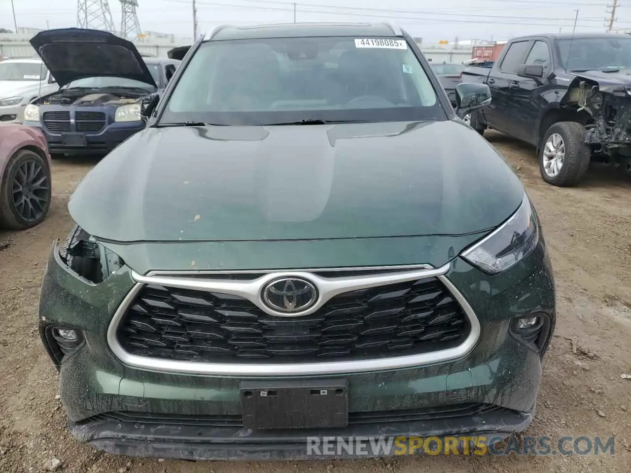 5 Photograph of a damaged car 5TDKDRAH6PS500371 TOYOTA HIGHLANDER 2023