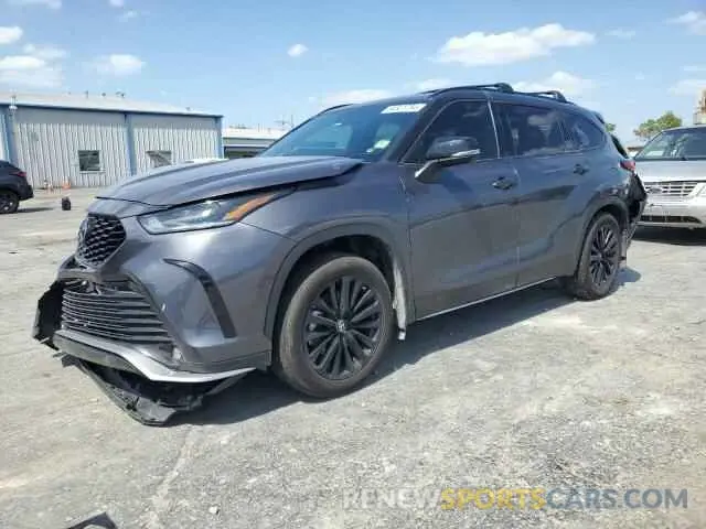 1 Photograph of a damaged car 5TDKDRAH6PS507806 TOYOTA HIGHLANDER 2023