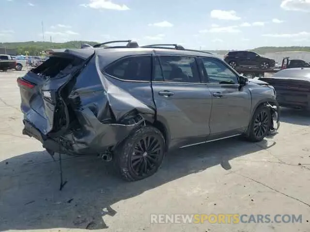 3 Photograph of a damaged car 5TDKDRAH6PS507806 TOYOTA HIGHLANDER 2023