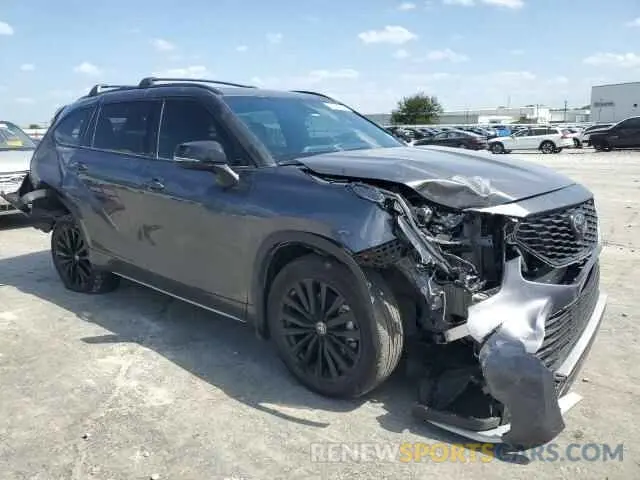 4 Photograph of a damaged car 5TDKDRAH6PS507806 TOYOTA HIGHLANDER 2023