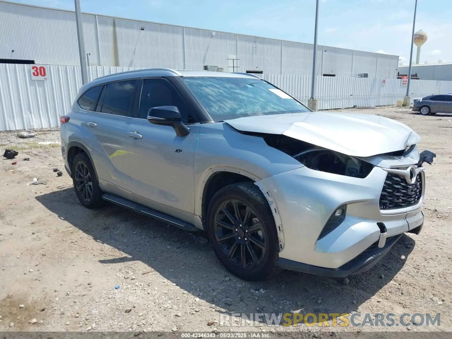 1 Photograph of a damaged car 5TDKDRAH7PS005256 TOYOTA HIGHLANDER 2023