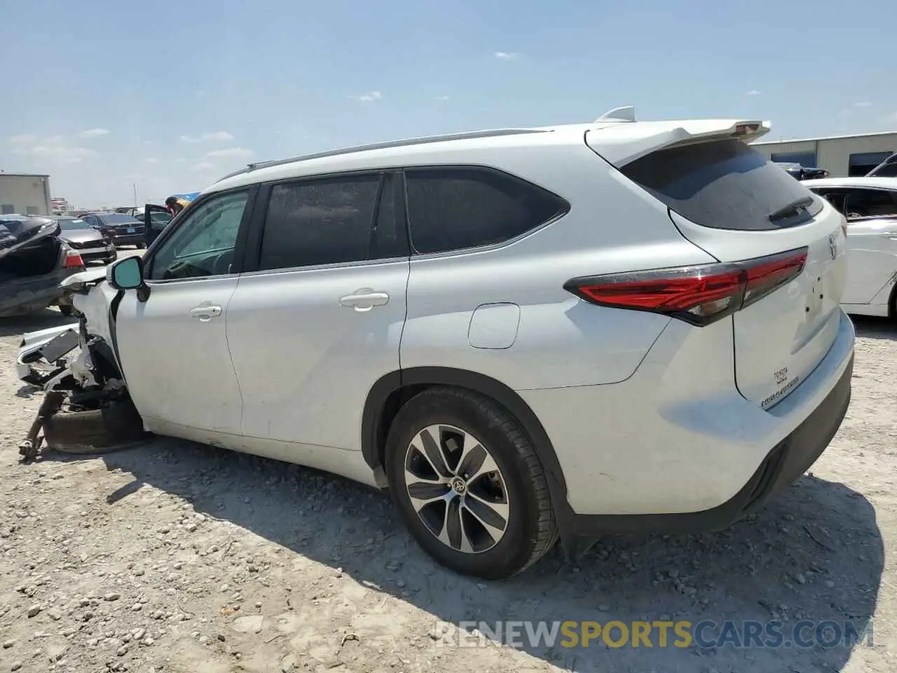 2 Photograph of a damaged car 5TDKDRAH7PS012742 TOYOTA HIGHLANDER 2023