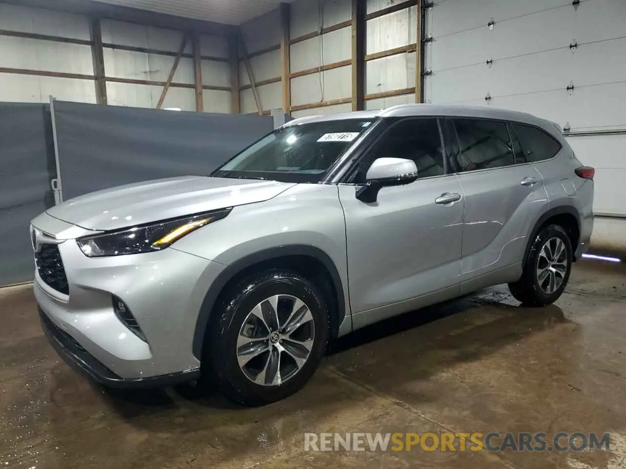 1 Photograph of a damaged car 5TDKDRAH7PS029959 TOYOTA HIGHLANDER 2023