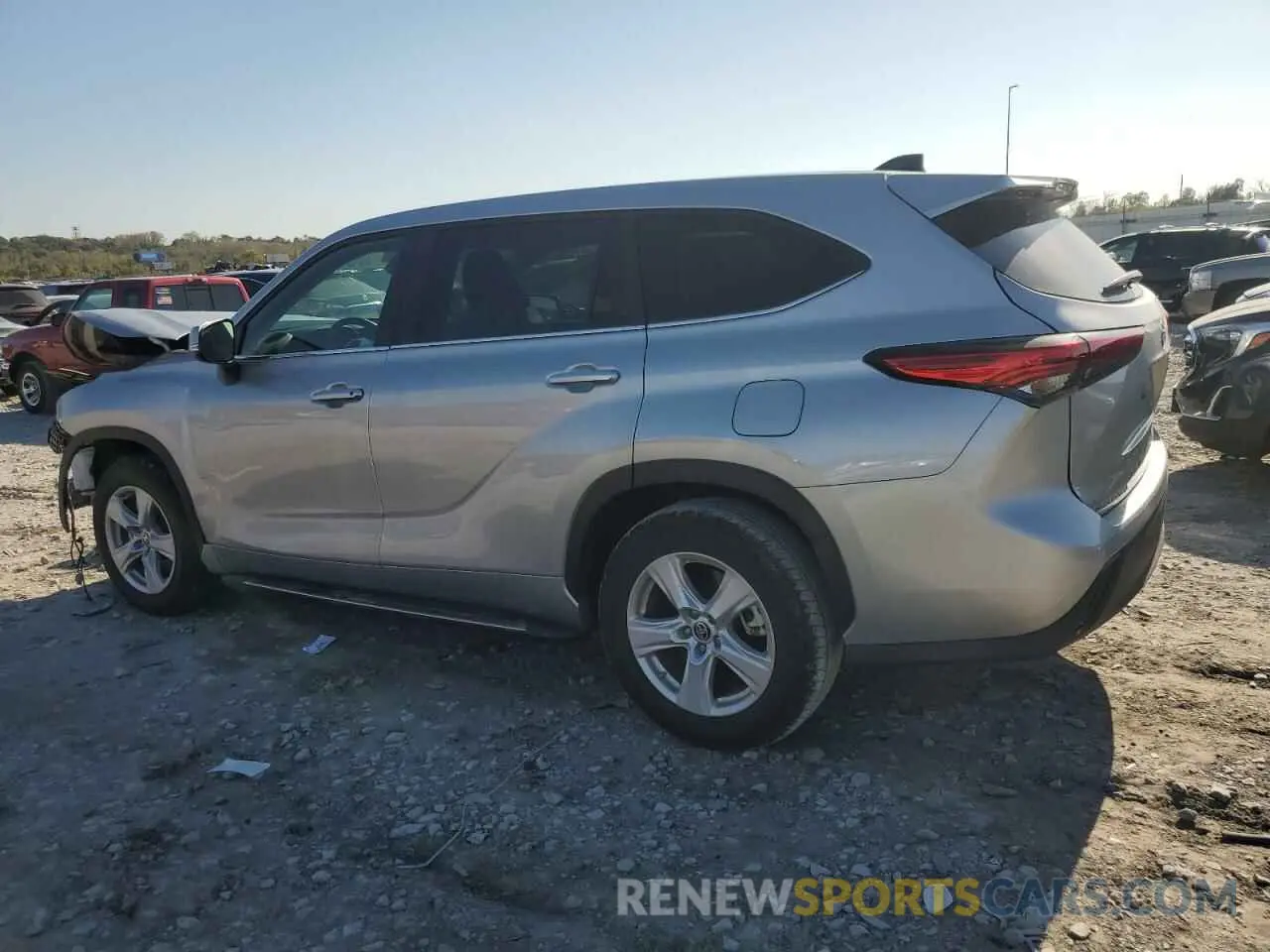 2 Photograph of a damaged car 5TDKDRAH7PS034580 TOYOTA HIGHLANDER 2023