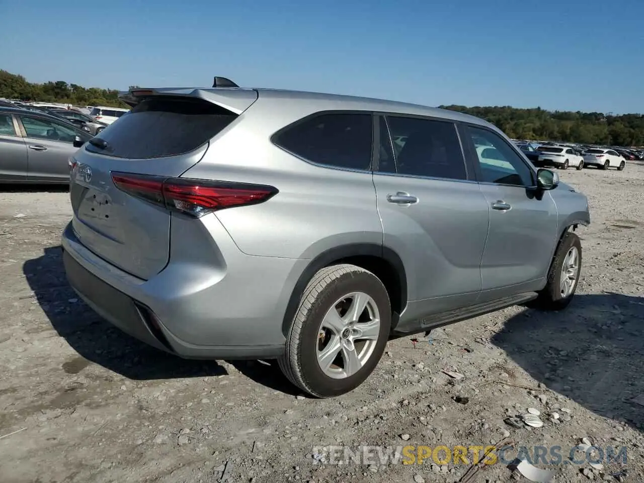 3 Photograph of a damaged car 5TDKDRAH7PS034580 TOYOTA HIGHLANDER 2023