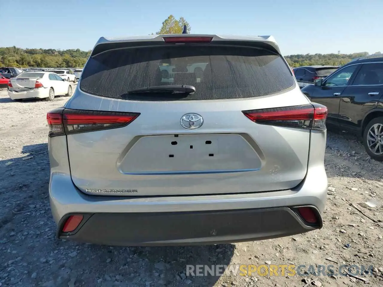 6 Photograph of a damaged car 5TDKDRAH7PS034580 TOYOTA HIGHLANDER 2023