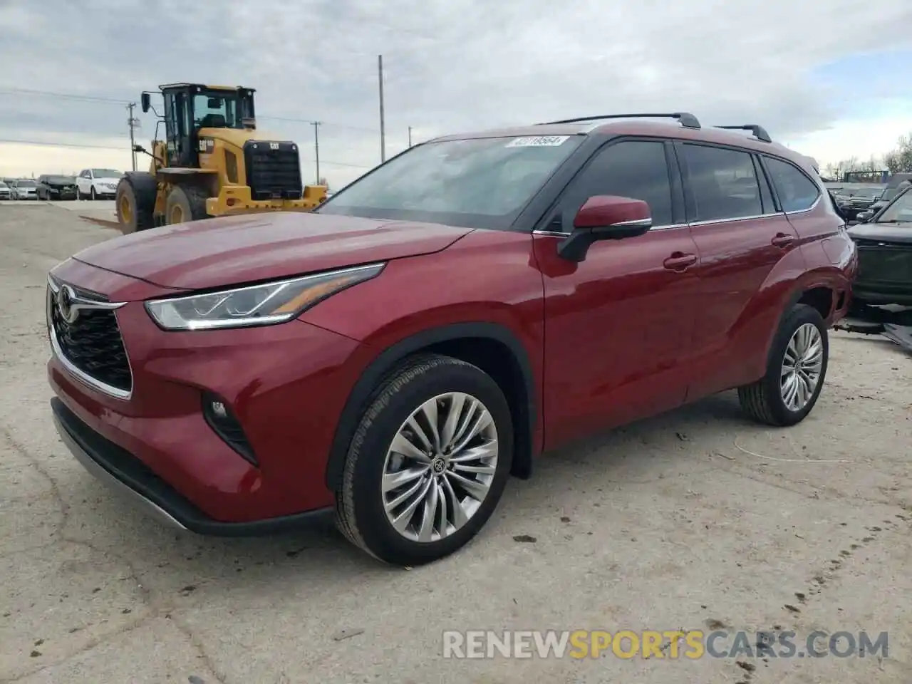 1 Photograph of a damaged car 5TDKDRAH7PS040251 TOYOTA HIGHLANDER 2023