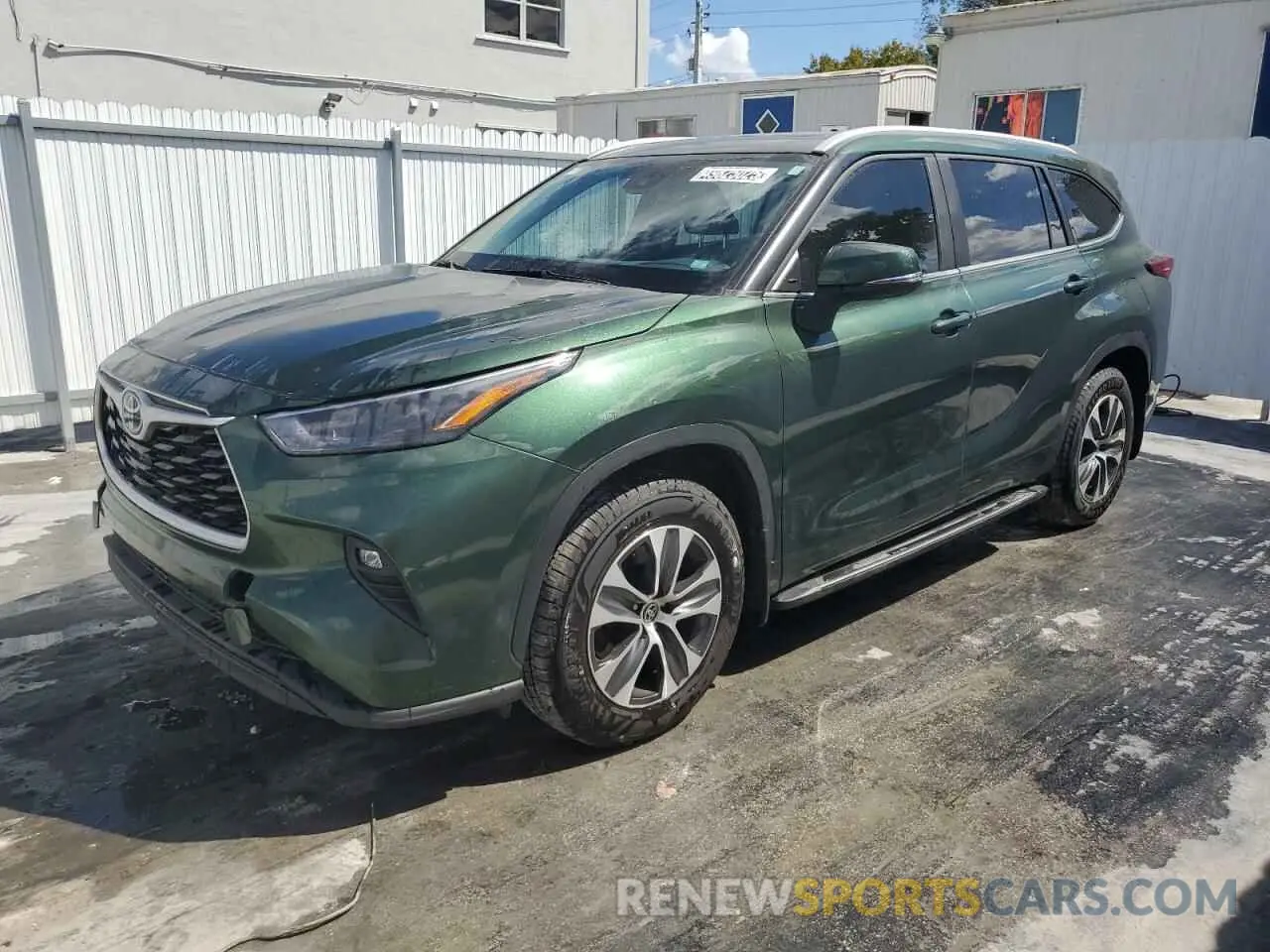 1 Photograph of a damaged car 5TDKDRAH7PS505028 TOYOTA HIGHLANDER 2023