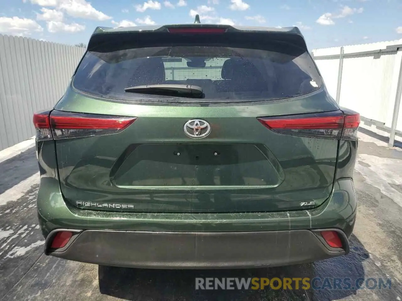6 Photograph of a damaged car 5TDKDRAH7PS505028 TOYOTA HIGHLANDER 2023