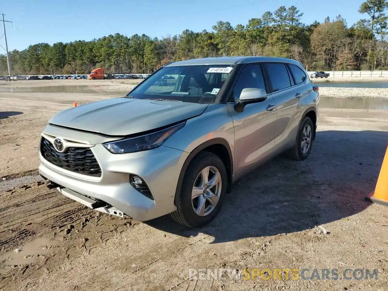 1 Photograph of a damaged car 5TDKDRAH7PS505613 TOYOTA HIGHLANDER 2023