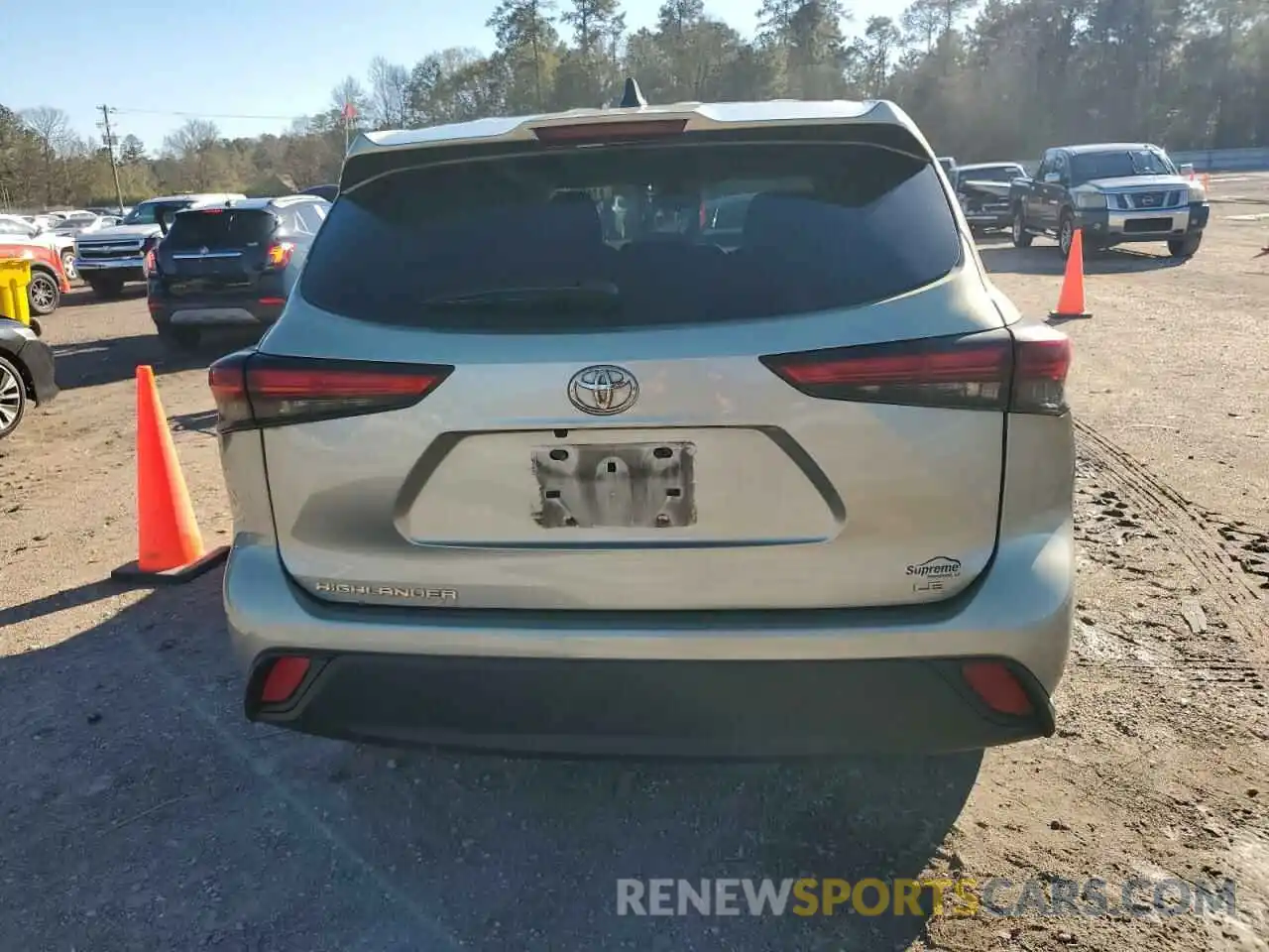 6 Photograph of a damaged car 5TDKDRAH7PS505613 TOYOTA HIGHLANDER 2023