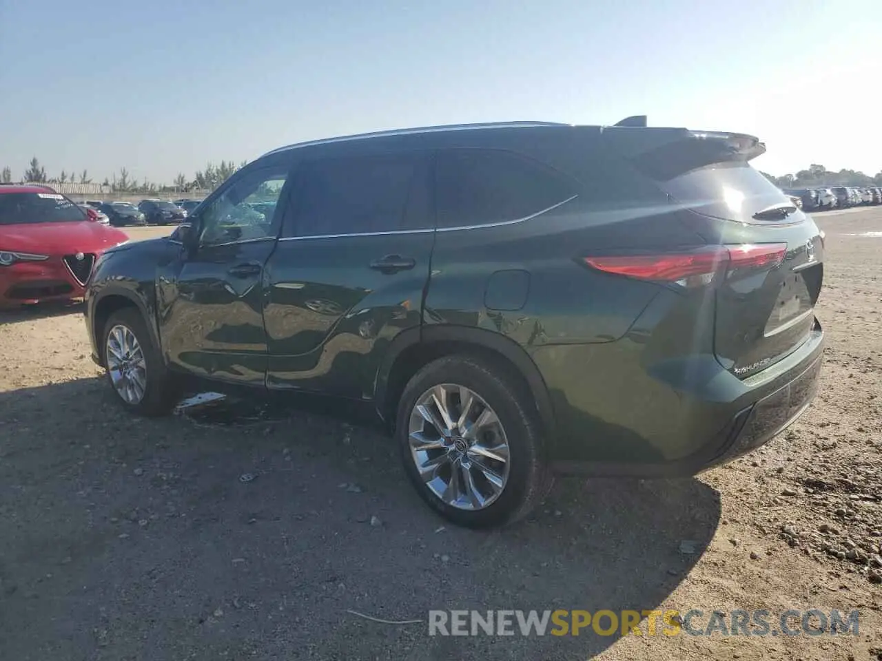 2 Photograph of a damaged car 5TDKDRAH7PS505658 TOYOTA HIGHLANDER 2023