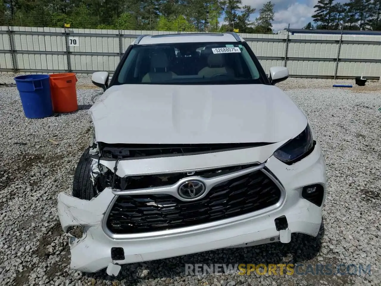 5 Photograph of a damaged car 5TDKDRAH7PS519415 TOYOTA HIGHLANDER 2023