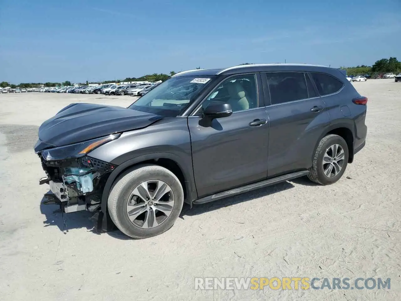 1 Photograph of a damaged car 5TDKDRAH7PS520564 TOYOTA HIGHLANDER 2023
