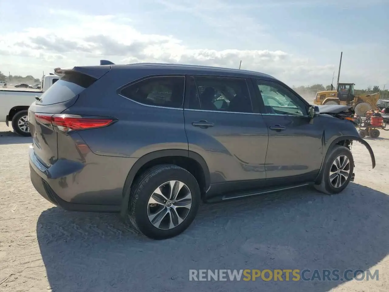 3 Photograph of a damaged car 5TDKDRAH7PS520564 TOYOTA HIGHLANDER 2023