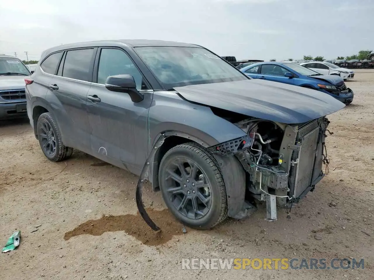 4 Photograph of a damaged car 5TDKDRAH7PS524887 TOYOTA HIGHLANDER 2023