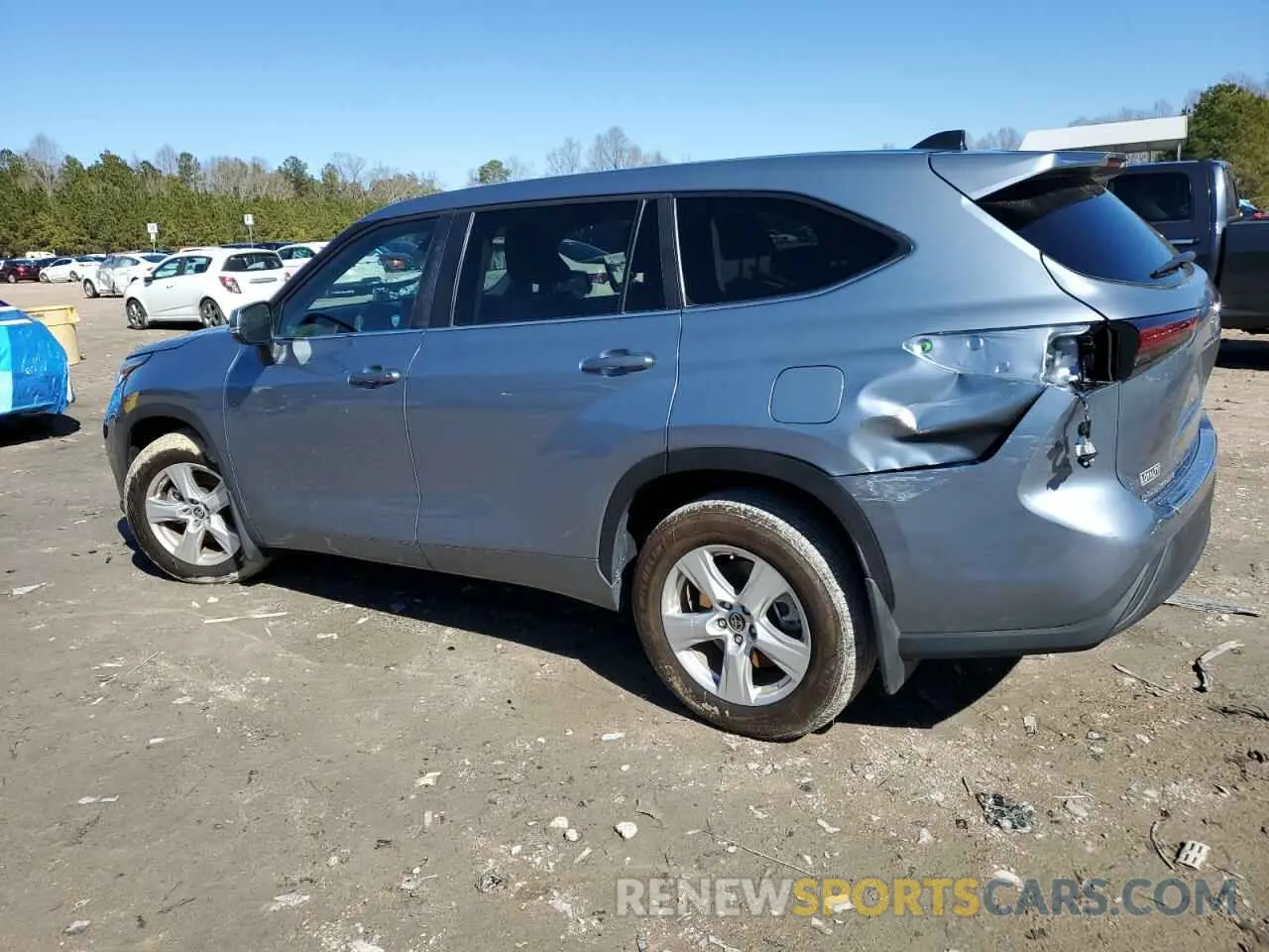 2 Photograph of a damaged car 5TDKDRAH8PS008022 TOYOTA HIGHLANDER 2023
