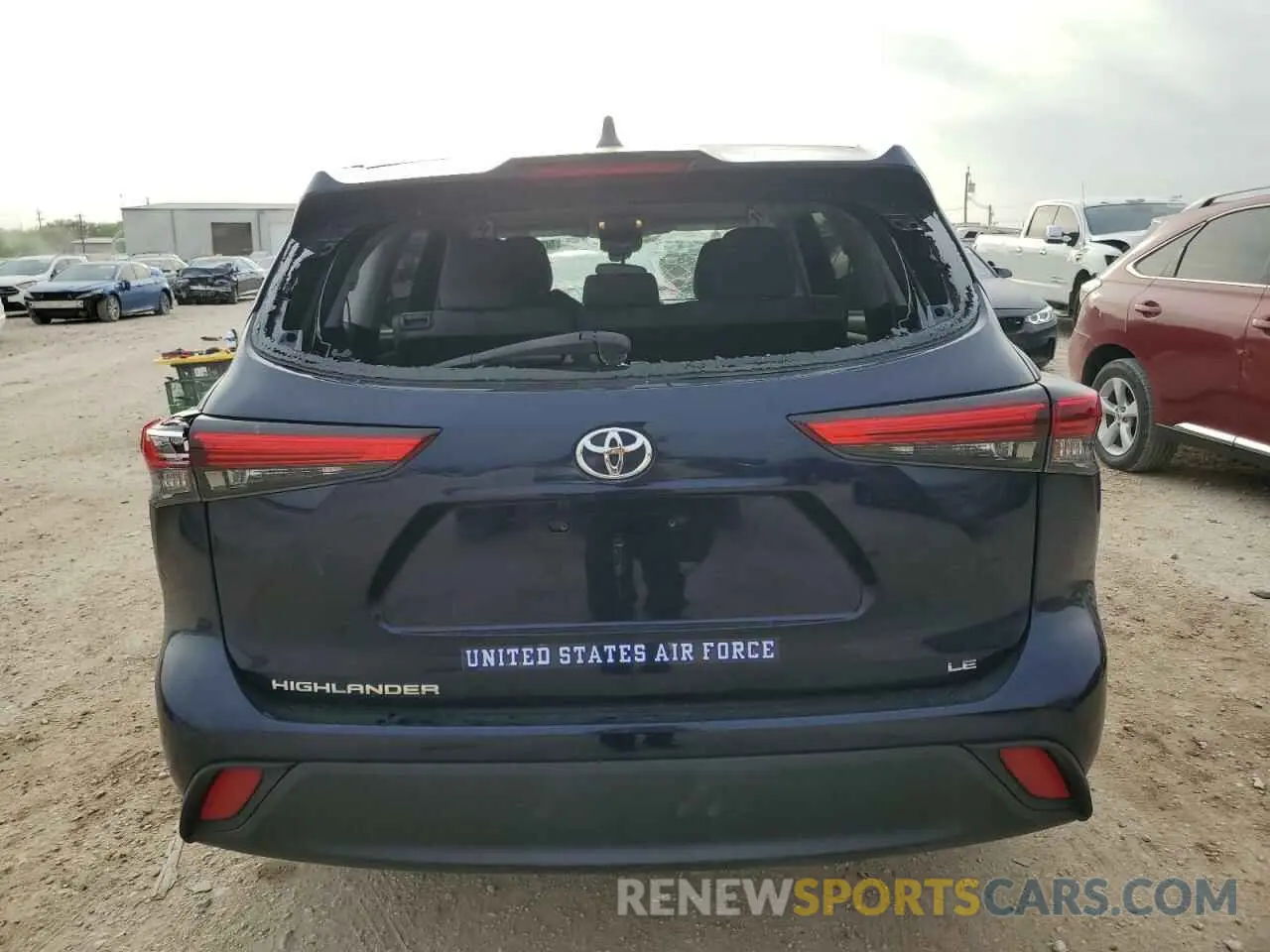 6 Photograph of a damaged car 5TDKDRAH8PS015259 TOYOTA HIGHLANDER 2023