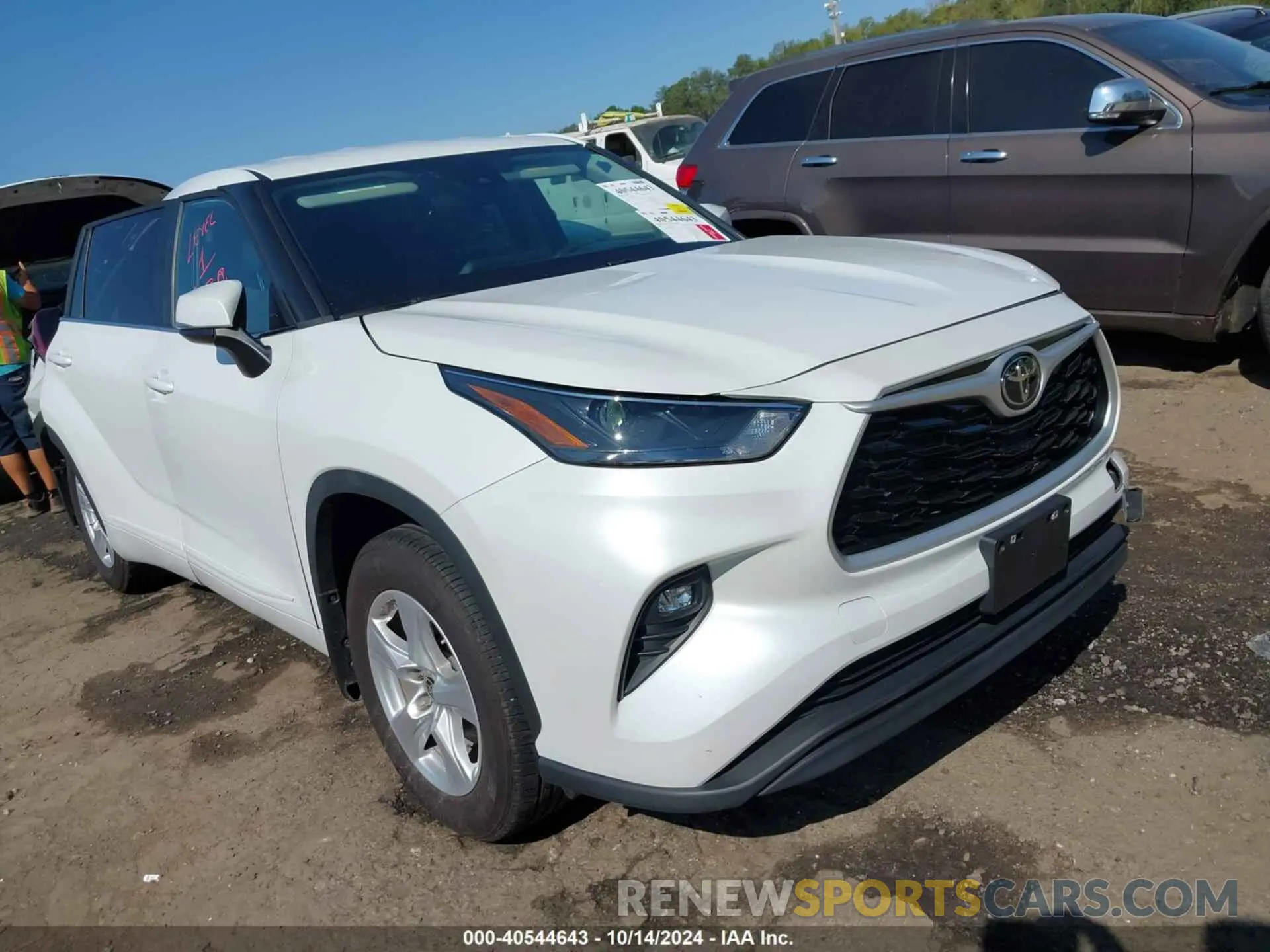 1 Photograph of a damaged car 5TDKDRAH8PS017903 TOYOTA HIGHLANDER 2023