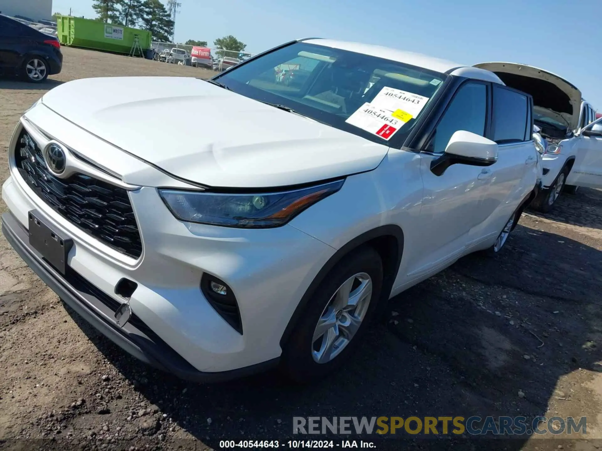 2 Photograph of a damaged car 5TDKDRAH8PS017903 TOYOTA HIGHLANDER 2023