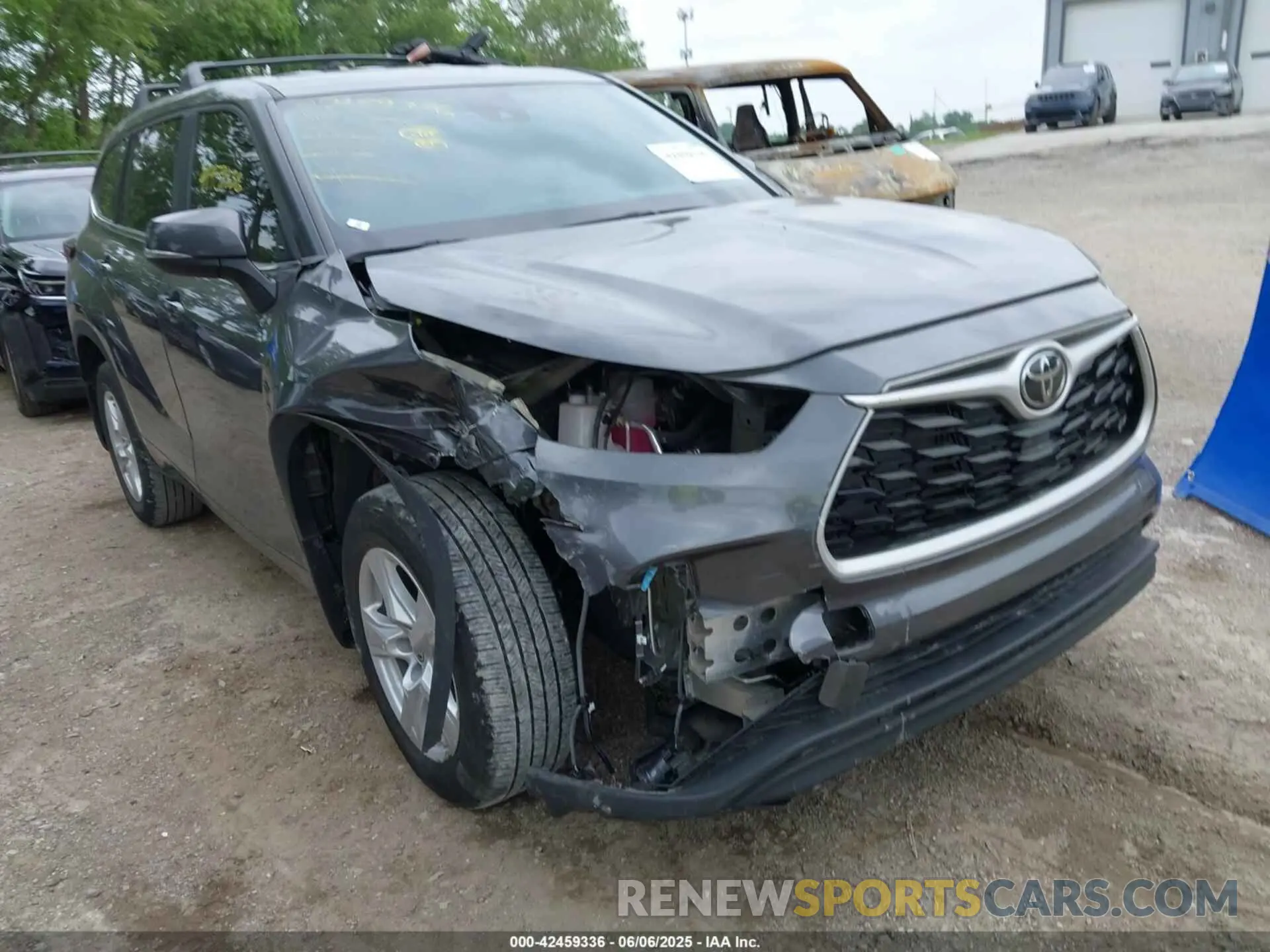 6 Photograph of a damaged car 5TDKDRAH8PS019733 TOYOTA HIGHLANDER 2023