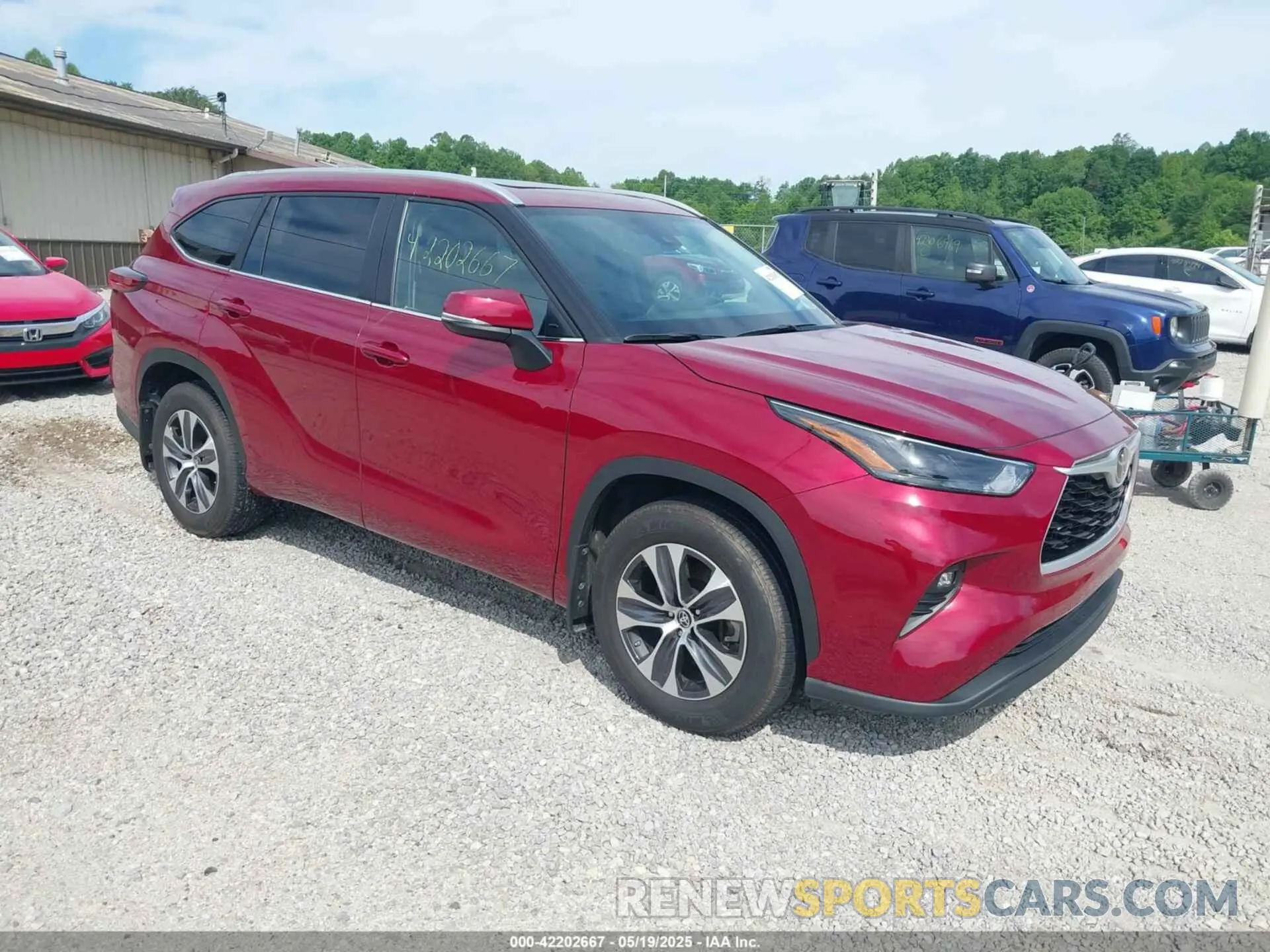 1 Photograph of a damaged car 5TDKDRAH8PS026410 TOYOTA HIGHLANDER 2023