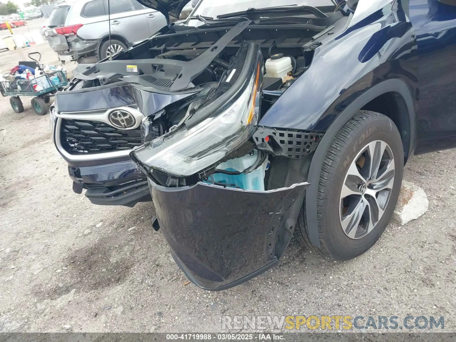 6 Photograph of a damaged car 5TDKDRAH8PS045667 TOYOTA HIGHLANDER 2023