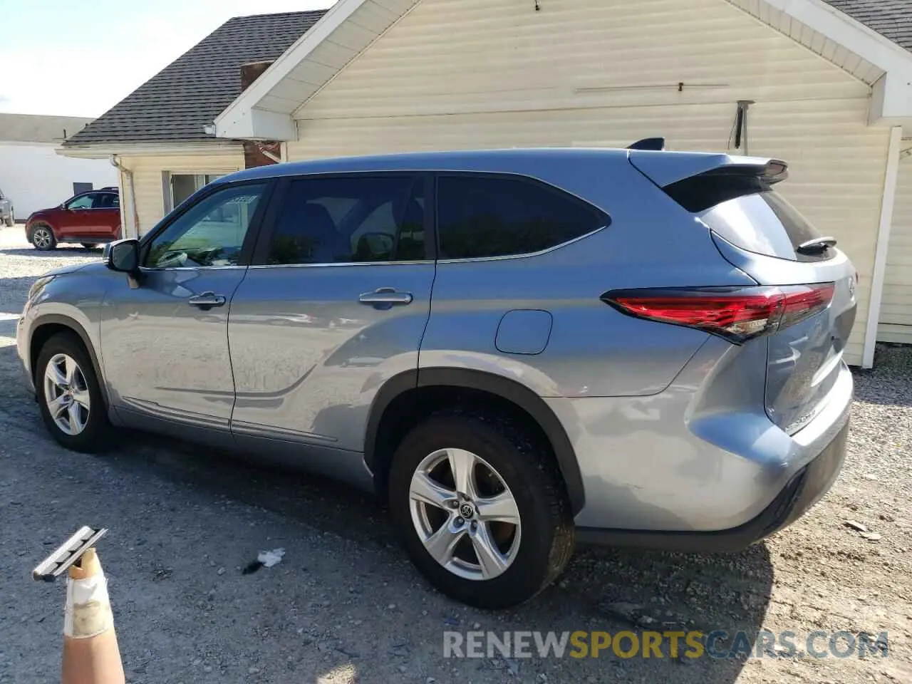 2 Photograph of a damaged car 5TDKDRAH9PS003315 TOYOTA HIGHLANDER 2023